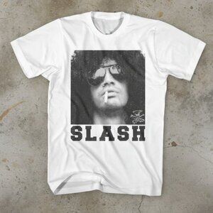 Slash Graphic T-Shirt | Rock Band Tee | Vintage Style Guitar Legend Shirt